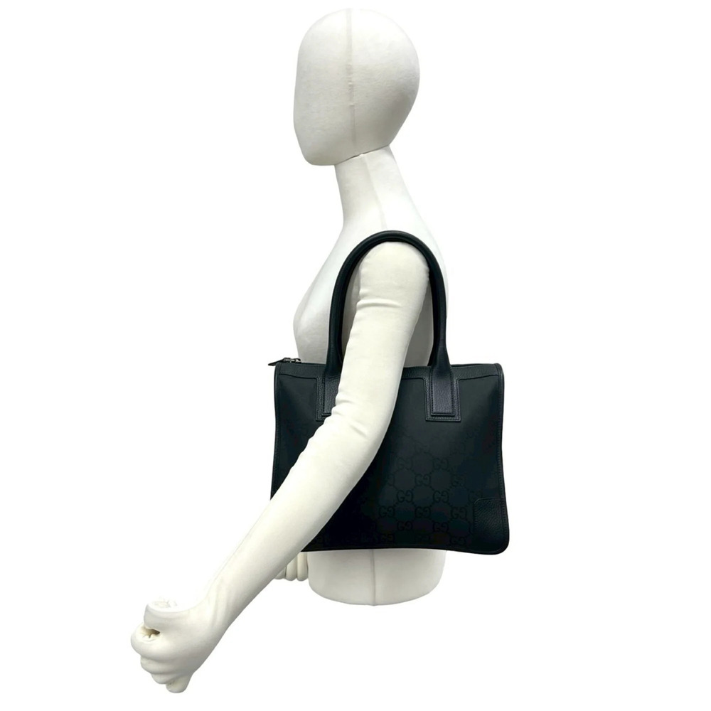 GUCCI Black Leather Tote Bag - Picture 2 of 10